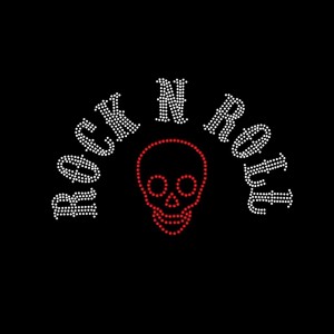 Rock n Roll Caveira - Ref: 3164 Rock n Roll Caveira - Ref: 3164