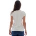 Blusa Feminina Gola Canoa Off-White